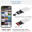 [Apple MFi Certified] iPhone SD Card Reader, Lightning to SD Card Camera Reader for iPhone/iPad Memory Card Adapter Camera Card Viewer Reader 2