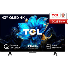 TCL P7K 43" 4K Ultra HD QLED Smart Google TV [2025] – Stunning Clarity & Smooth Gaming