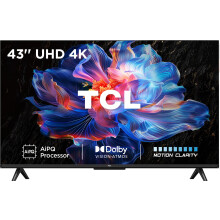 TCL V6C 43" 4K Ultra HD Smart Google TV [2025] – Crisp Clarity & Immersive Entertainment