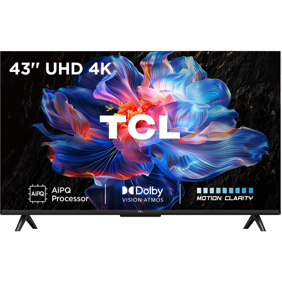 Tcl V6c 43" 4K Ultra Hd Smart Google Tv [2025] Â Crisp Clarity & Immersive Entertainment 5901292526405