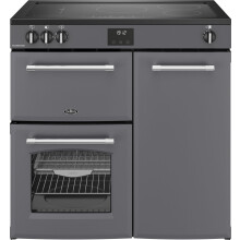 Belling Farmhouse 90Ei 90cm Electric Range Cooker with Induction Hob – Anthracite, Spacious & Versatile