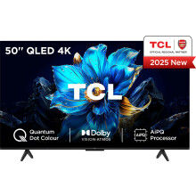 TCL P7K 50" 4K Ultra HD QLED Smart Google TV [2025] – Crystal-Clear Display & Smooth Gaming