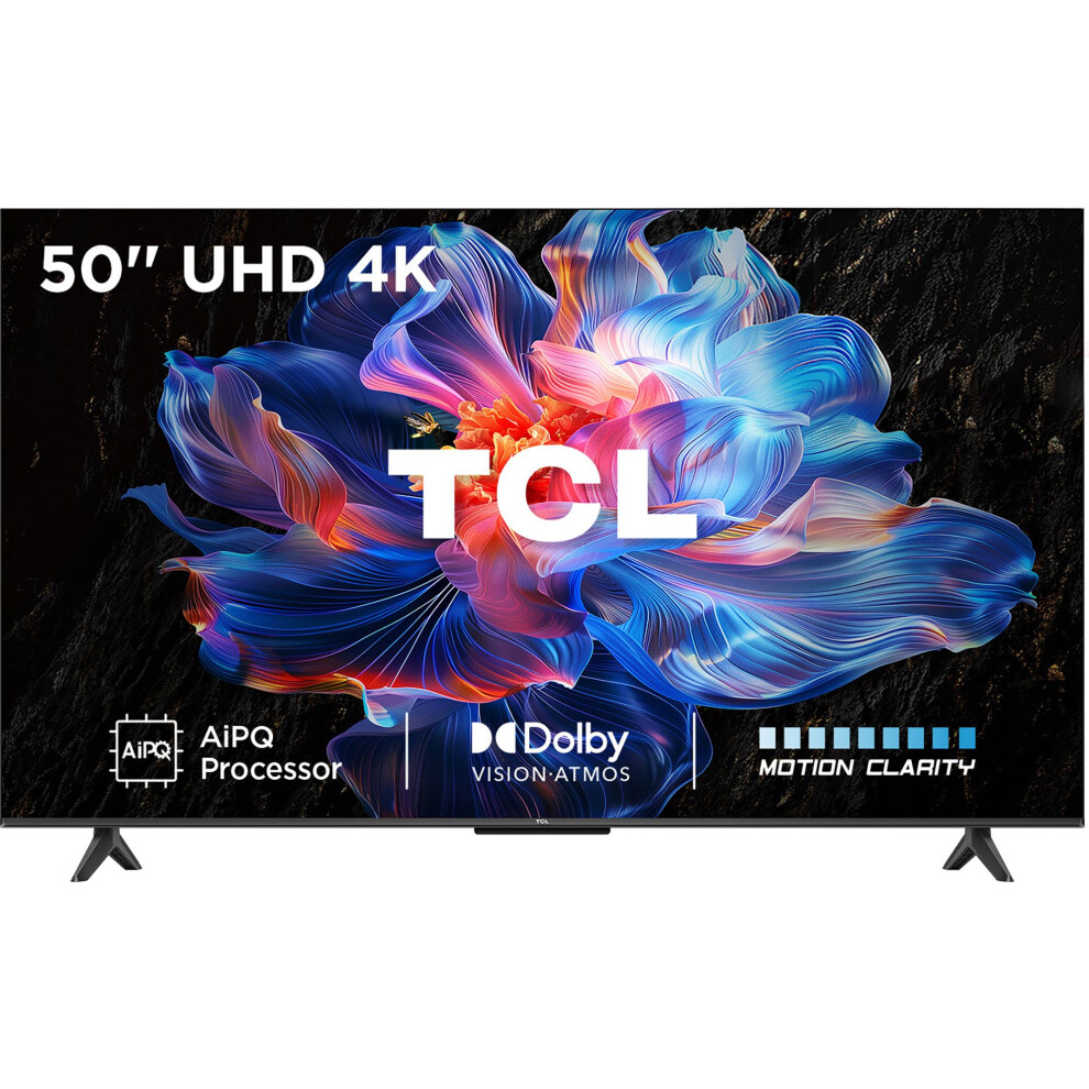 TCL V6C 50" 4K Ultra HD Smart Google TV [2025] – Sharp, Immersive & Responsive