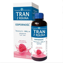 Shark Oil for children over 3 years and adults, raspberry flavor 250ml