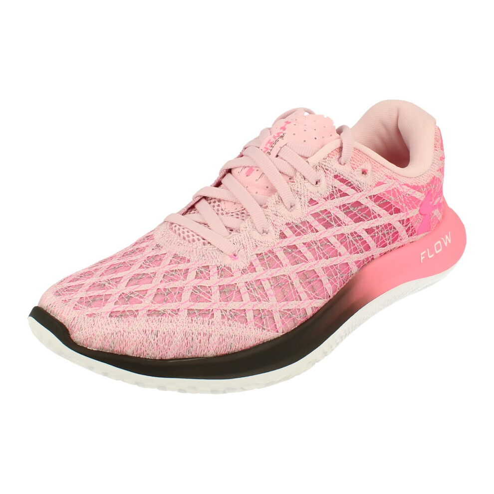 Under Armour (4.5) Flow Velociti Wind 2 Womens Running Trainers 3024911 Sneakers Shoes Pink