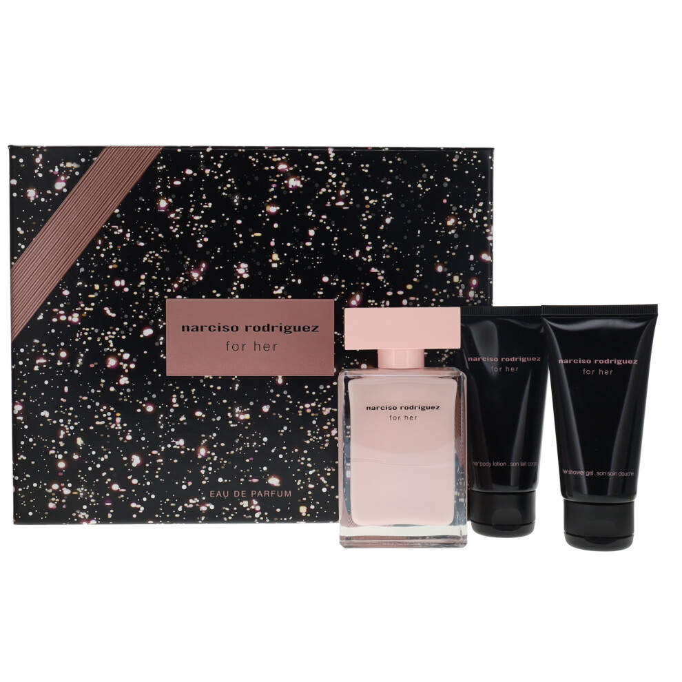 Narciso Rodriguez For Her 50ml Eau de Parfum Gel Gift Set for Women