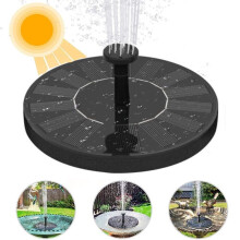 Gacloz Standing Bird Bath Solar Fountain Wasserpumpe Solarbetrieben
