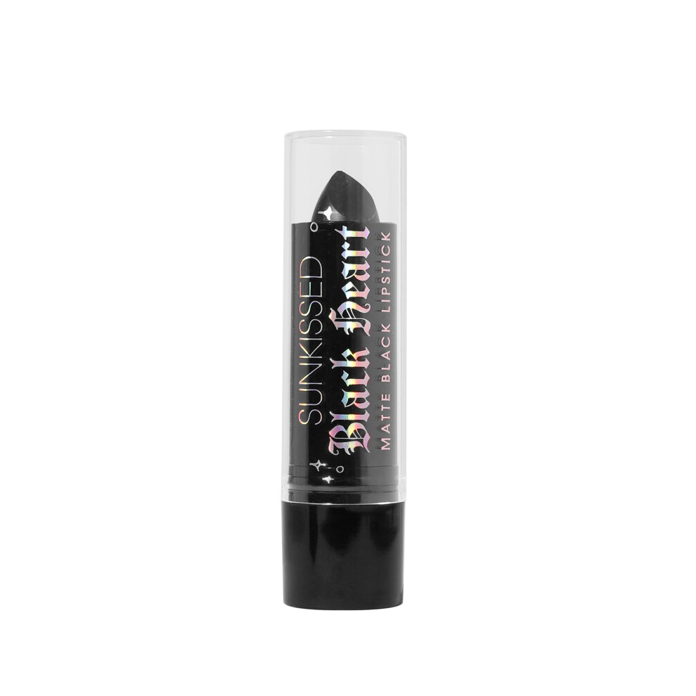 Sunkissed Black Heart Matte Black Lipstick 3.3g