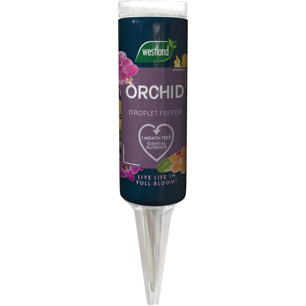 Westland Orchid Droplet Feeder 40ml Plant Drip Feeding Healthy Growth Flower