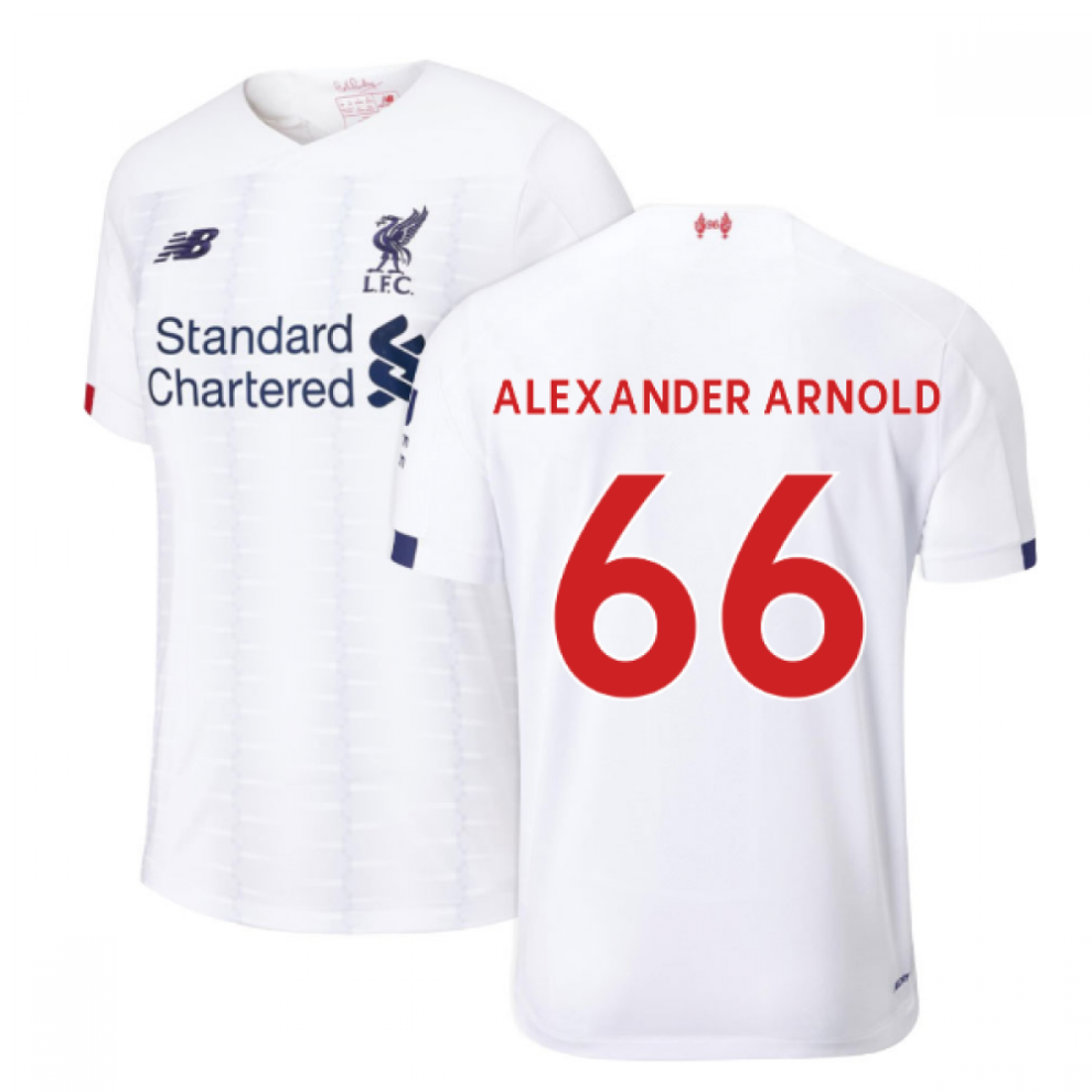 (L) 2019-2020 Liverpool Away Football Shirt (Alexander Arnold 66)