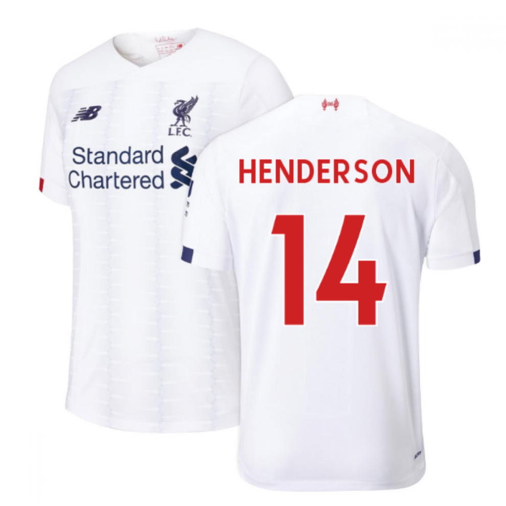 New Balance (Xl) 2019-2020 Liverpool Away Football Shirt (Henderson 14)