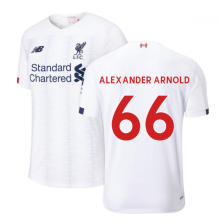 (XXL) 2019-2020 Liverpool Away Football Shirt (Alexander Arnold 66)