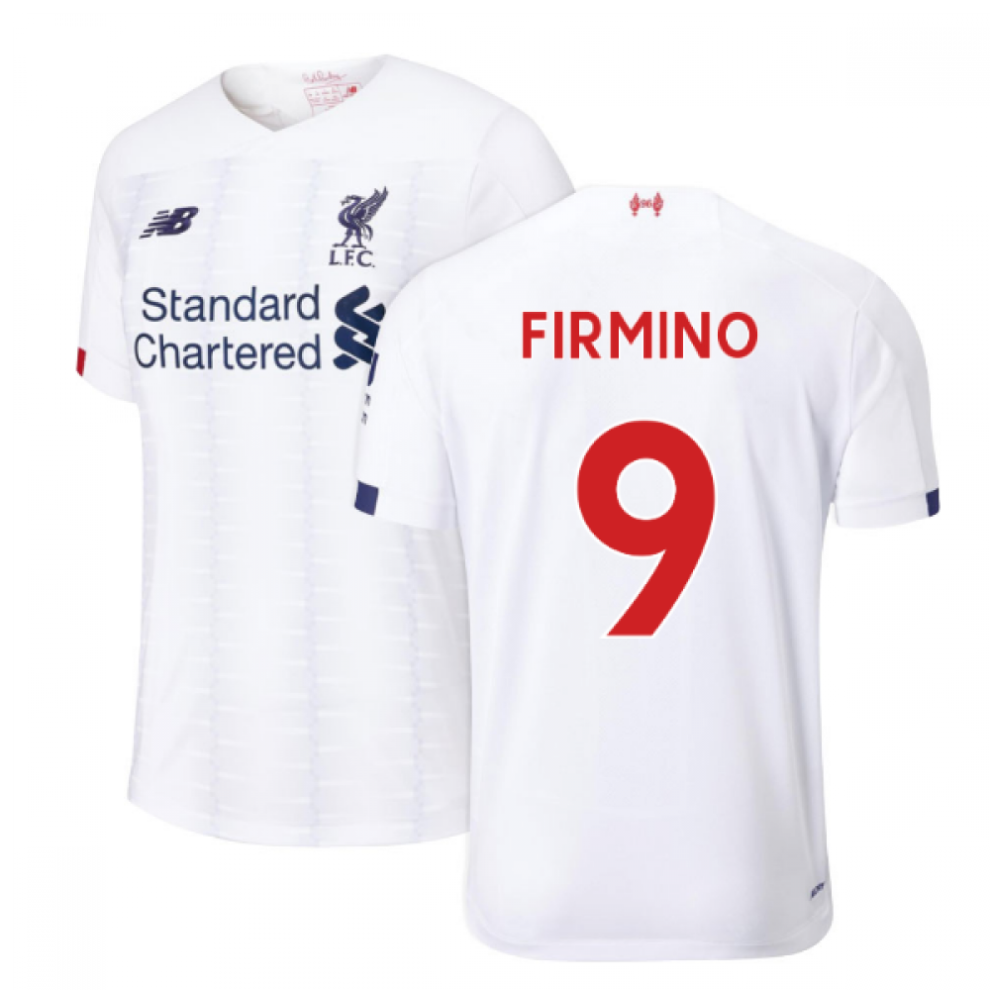 (L) 2019-2020 Liverpool Away Football Shirt (FIRMINO 9)