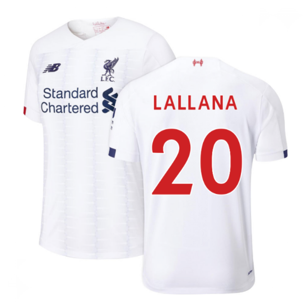 (L) 2019-2020 Liverpool Away Football Shirt (Lallana 20)