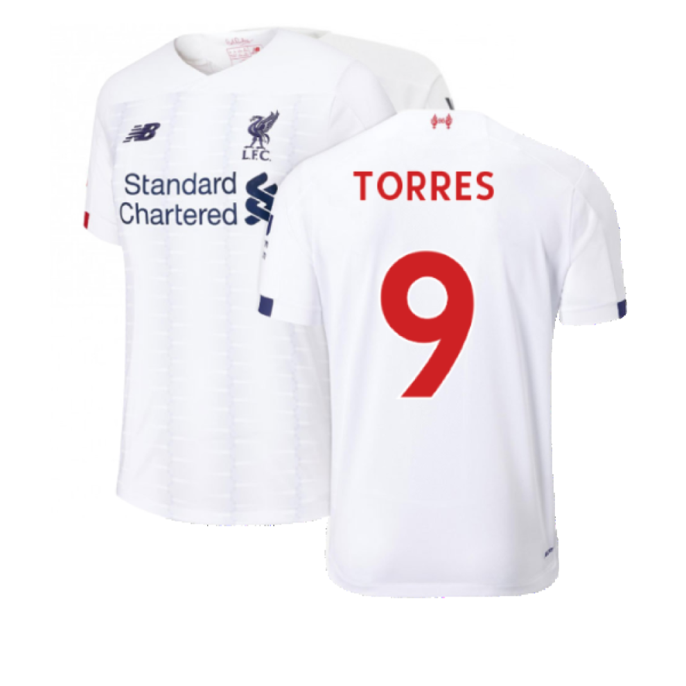 (L) 2019-2020 Liverpool Away Football Shirt (Torres 9)