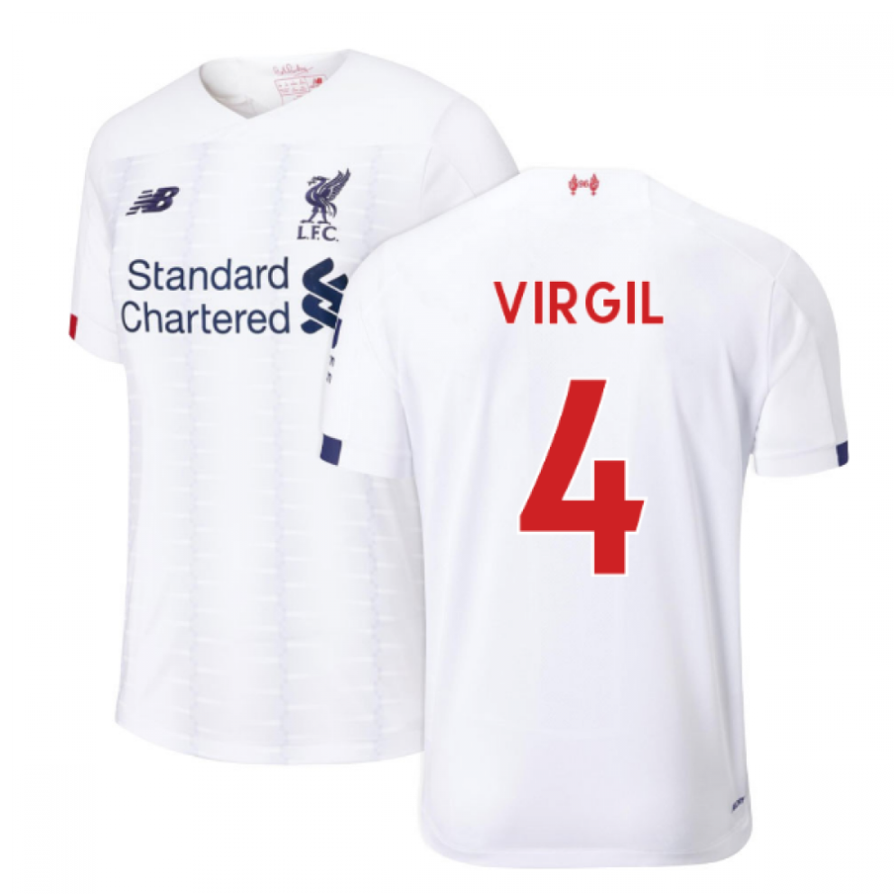 New Balance (Xl) 2019-2020 Liverpool Away Football Shirt (Virgil 4)
