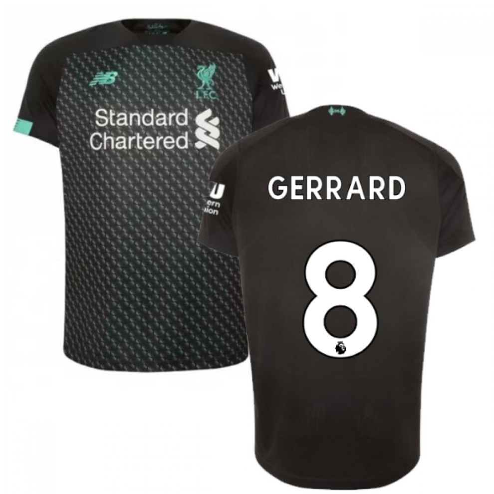 New Balance (Sb) 2019-2020 Liverpool Third Football Shirt (Kids) (Gerrard 8)