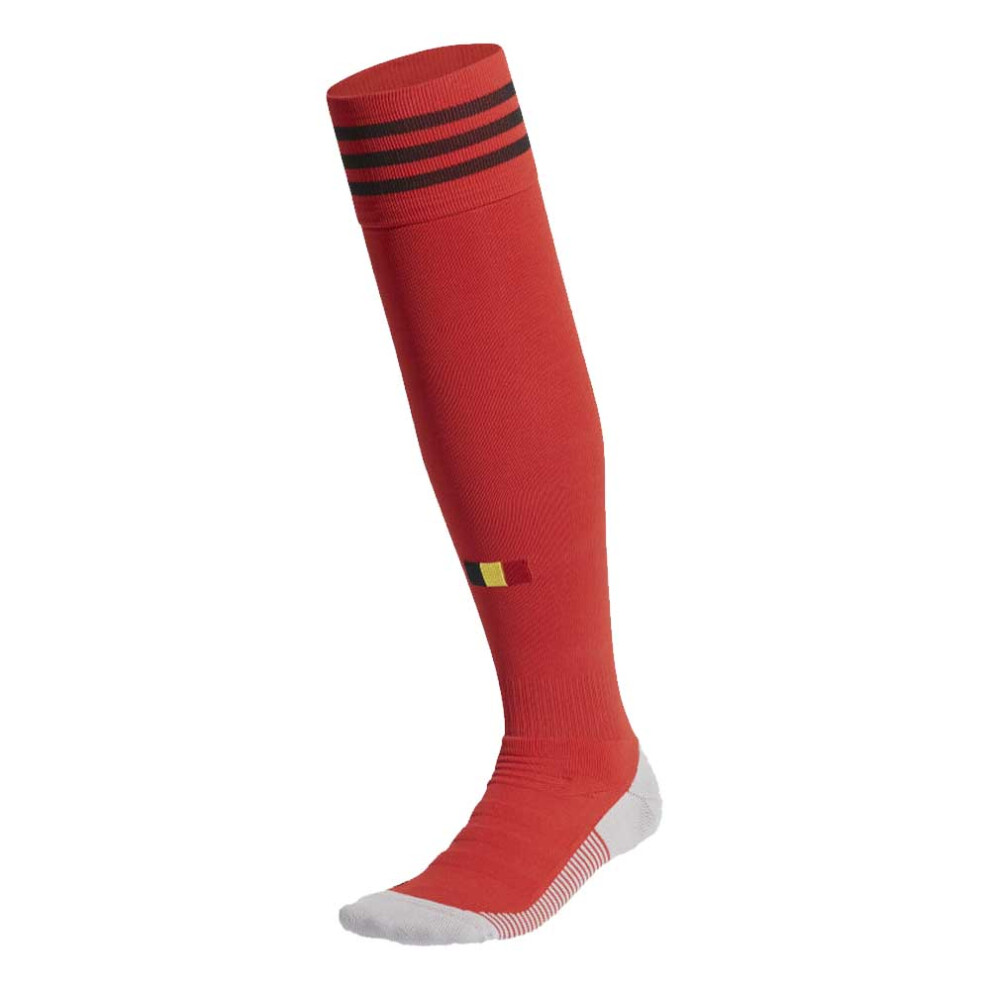 (L) 2020-2021 Belgium Home Adidas Football Socks (Red)