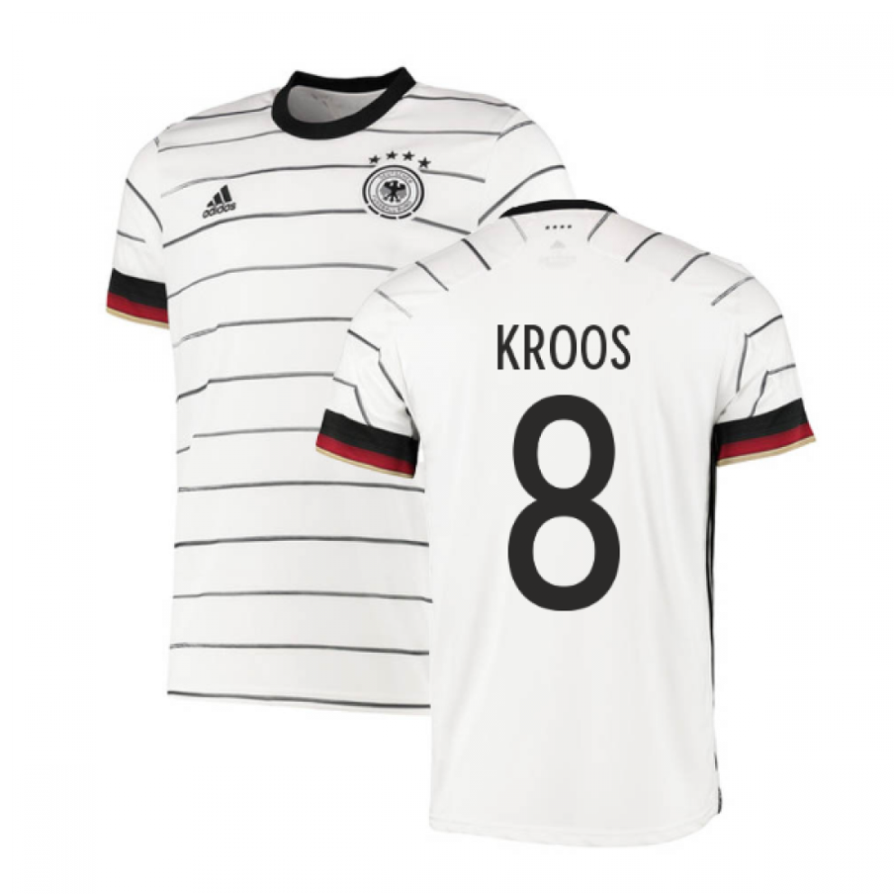 (XXL) 2020-2021 Germany Home Adidas Football Shirt (KROOS 8)