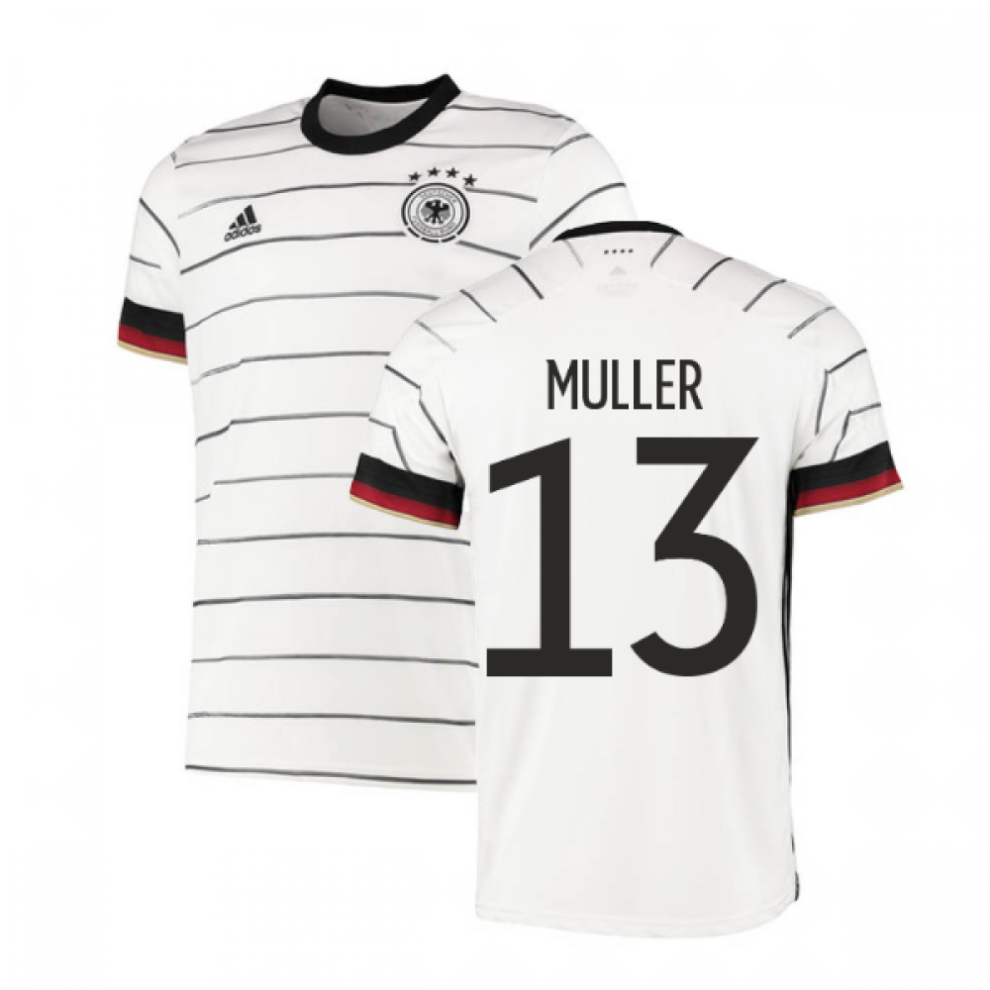 (XXL) 2020-2021 Germany Home Adidas Football Shirt (MULLER 13)