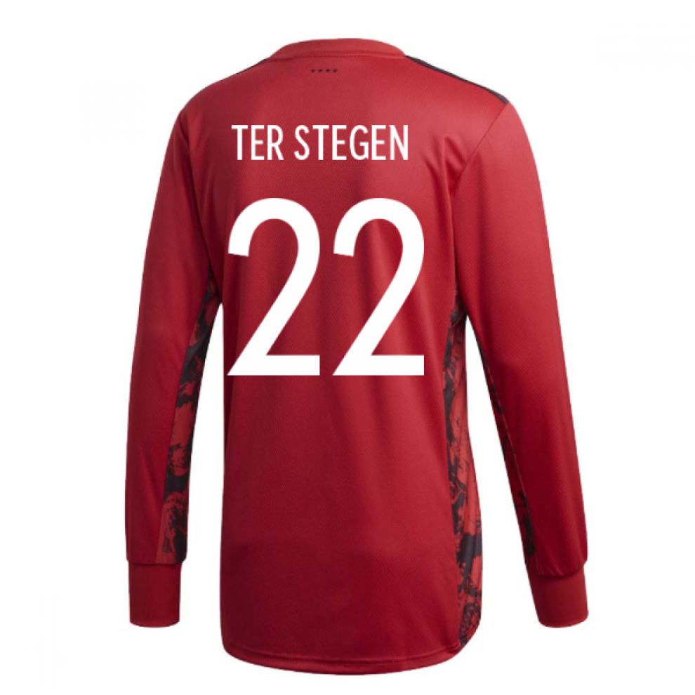 Adidas (S) 2020-2021 Germany Home Goalkeeper Shirt (Ter Stegen 22)