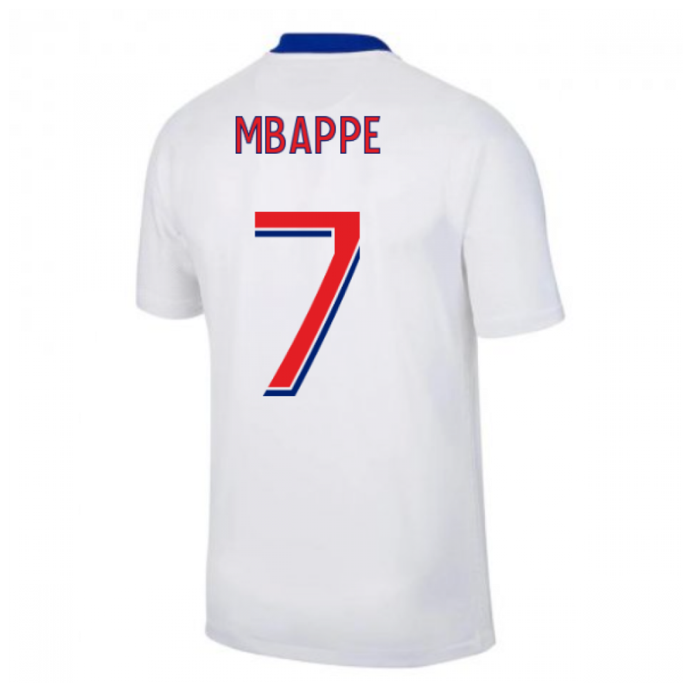 (S) 2020-2021 PSG Away Nike Football Shirt (MBAPPE 7)