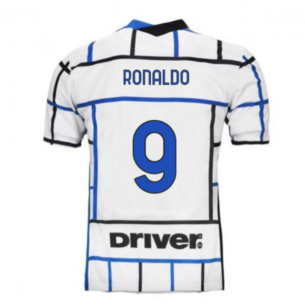 (S) 2020-2021 Inter Milan Away Nike Football Shirt (RONALDO 9)