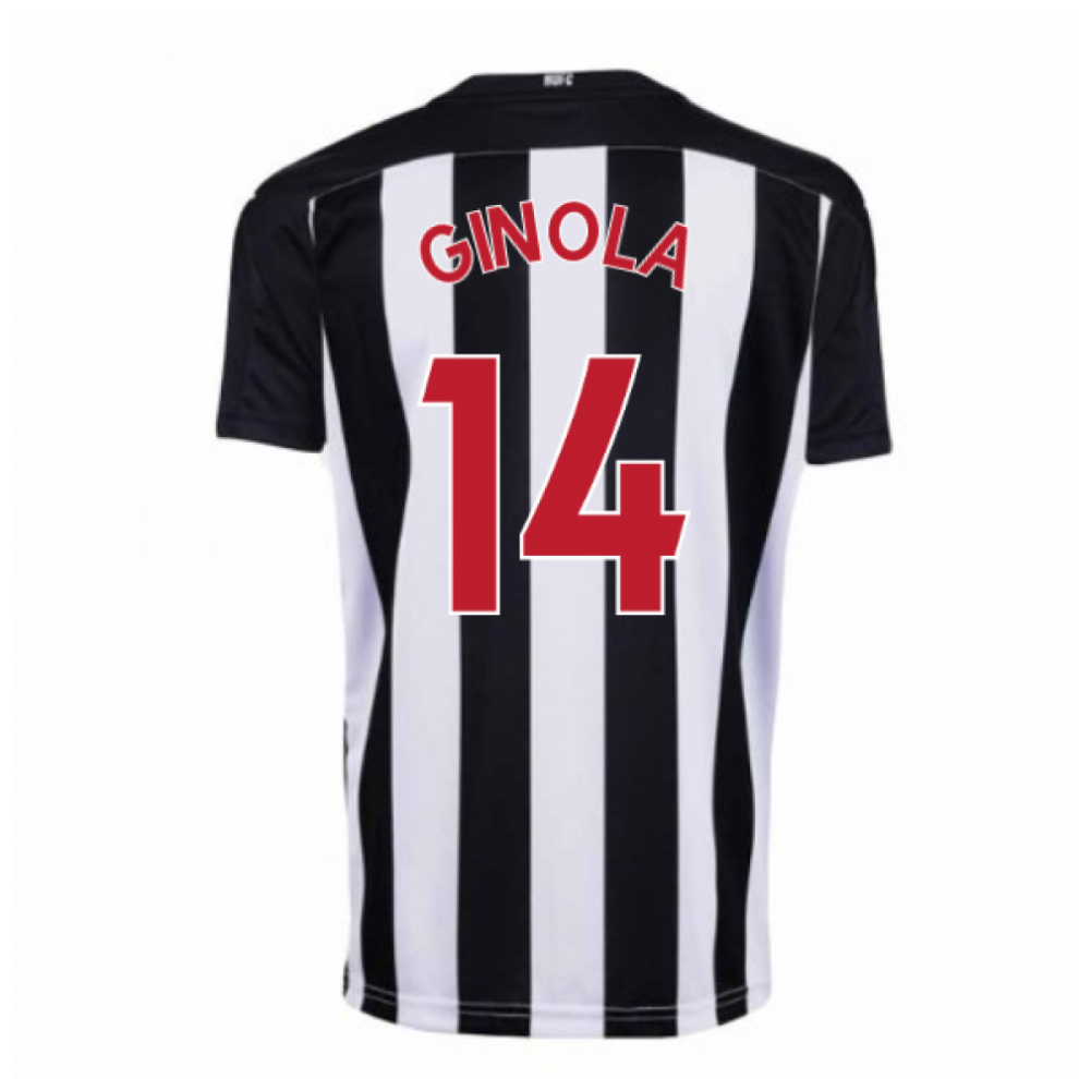 (L) 2020-2021 Newcastle Home Football Shirt (Kids) (GINOLA 14)