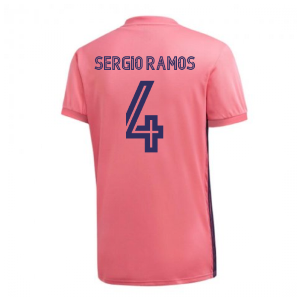 (XXL) 2020-2021 Real Madrid Adidas Away Football Shirt (SERGIO RAMOS 4)