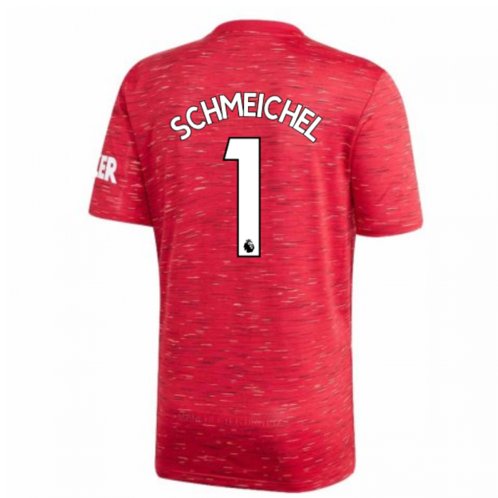 Adidas (Xxl) 2020-2021 Man Utd Home Football Shirt (Kids) (Schmeichel 1)