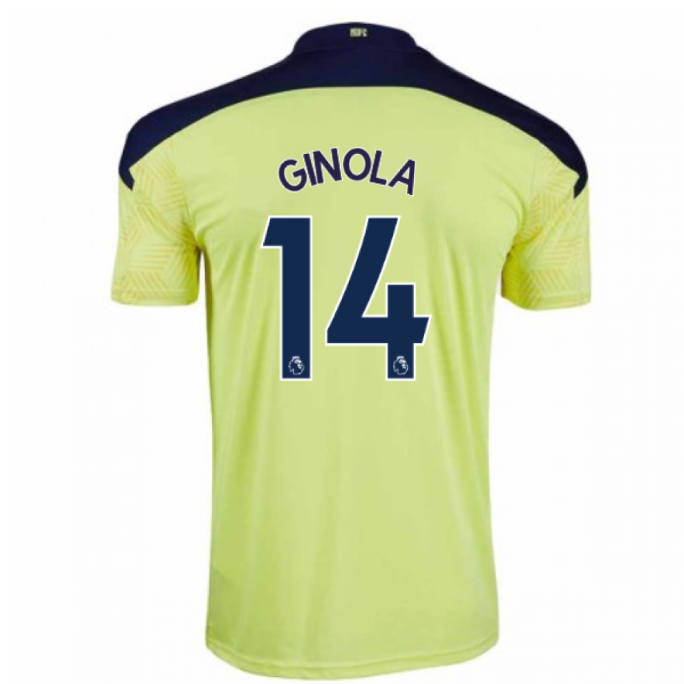 (XXL) 2020-2021 Newcastle Away Football Shirt (GINOLA 14)