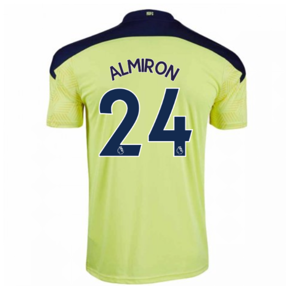 (XL) 2020-2021 Newcastle Away Football Shirt (ALMIRON 24)