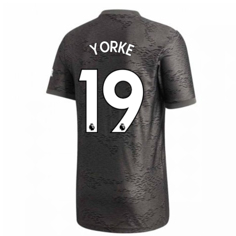 (XXL) 2020-2021 Man Utd Adidas Away Football Shirt (YORKE 19)