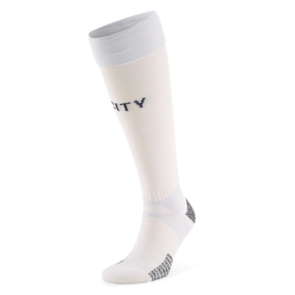 (M) 2020-2021 Manchester City Third Football Socks (White)