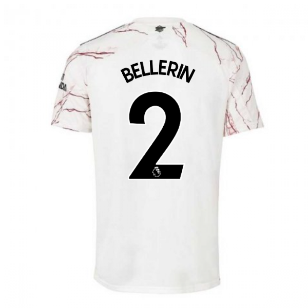 (S) 2020-2021 Arsenal Adidas Away Football Shirt (BELLERIN 2)