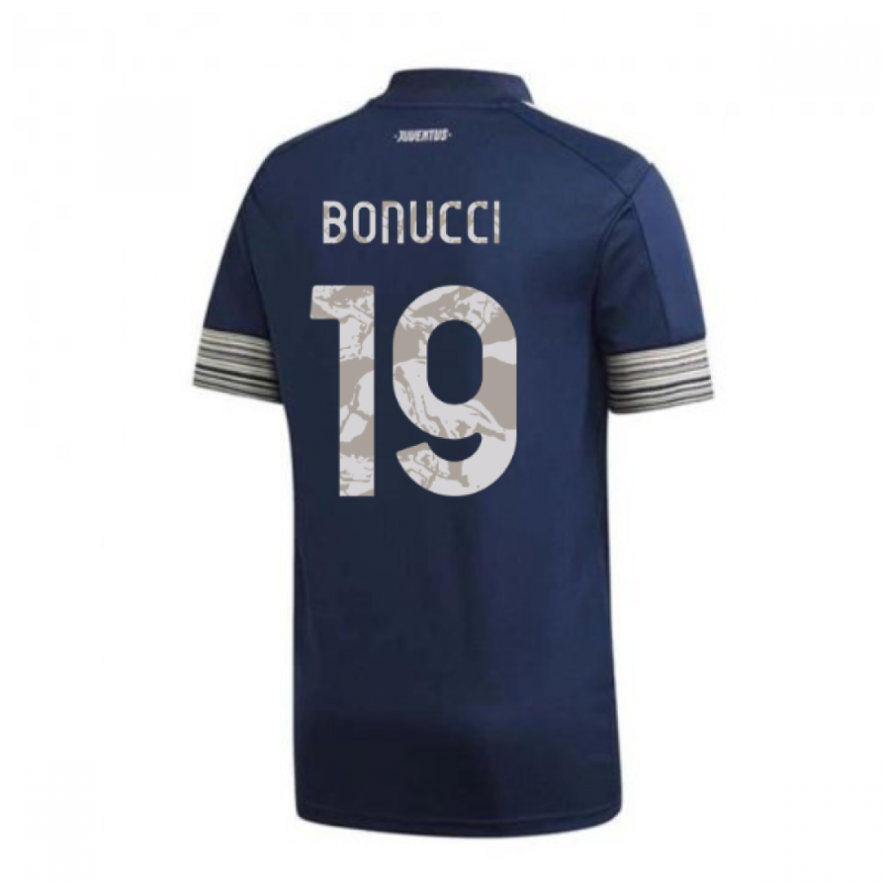 (XXL) 2020-2021 Juventus Adidas Away Football Shirt (BONUCCI 19)