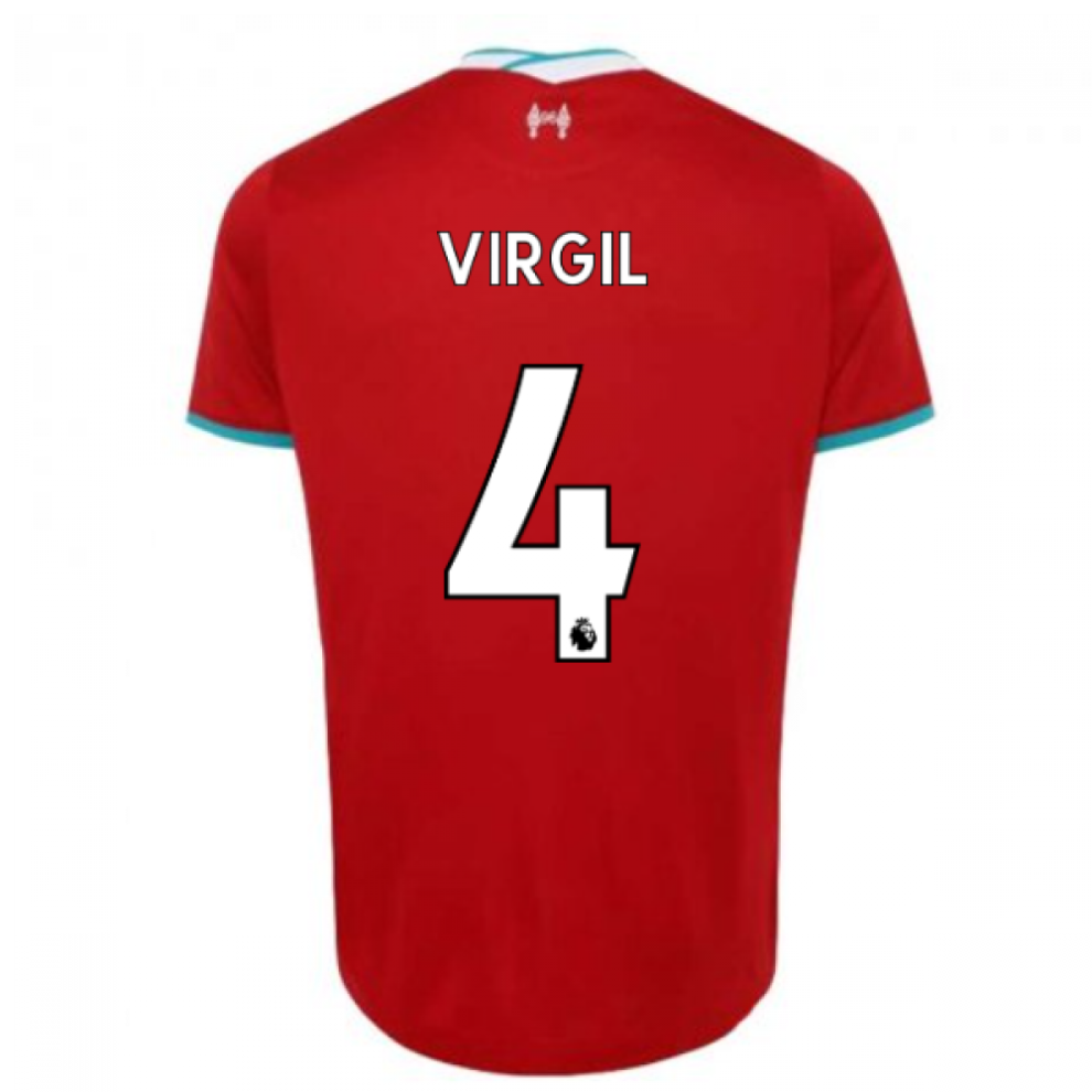 (SB) 2020-2021 Liverpool Home Shirt (Kids) (VIRGIL 4)