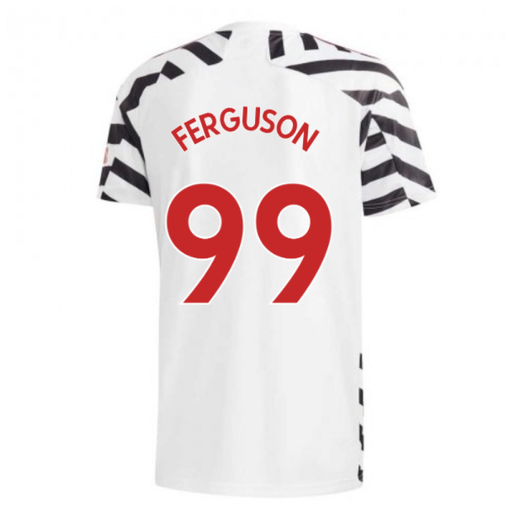 (S) 2020-2021 Man Utd Adidas Third Football Shirt (FERGUSON 99)