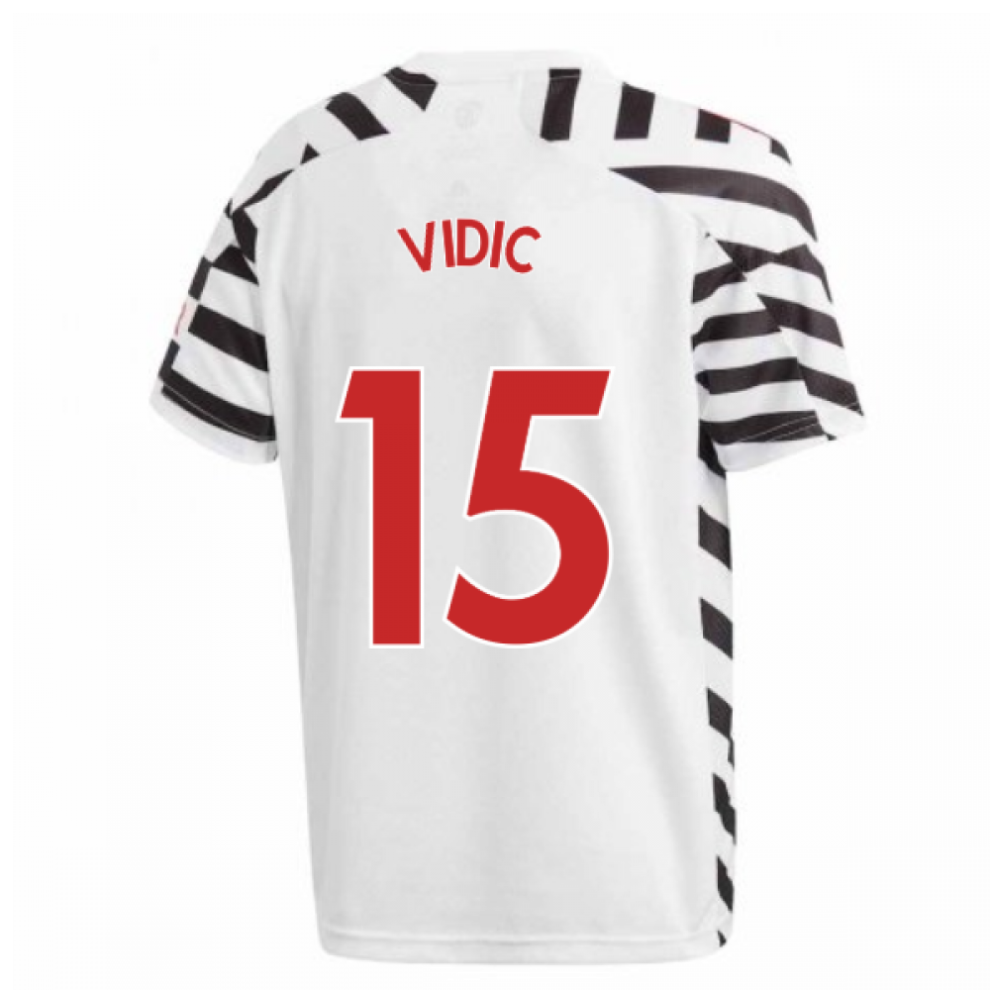 (LB) 2020-2021 Man Utd Adidas Third Football Shirt (Kids) (VIDIC 15)