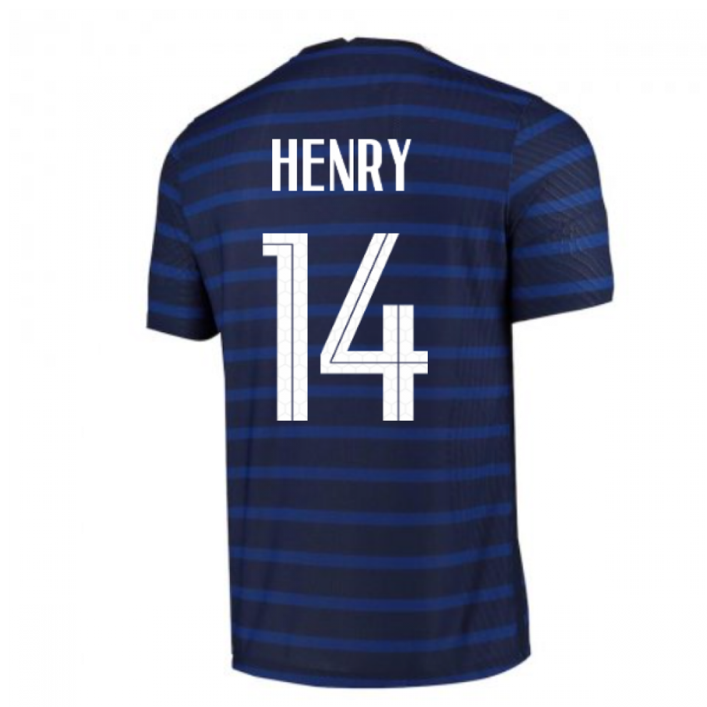 (XL) 2020-2021 France Home Nike Vapor Match Shirt (HENRY 14)