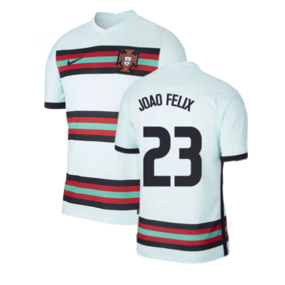 Nike (S) 2020-2021 Portugal Away Football Shirt (Joao Felix 23)