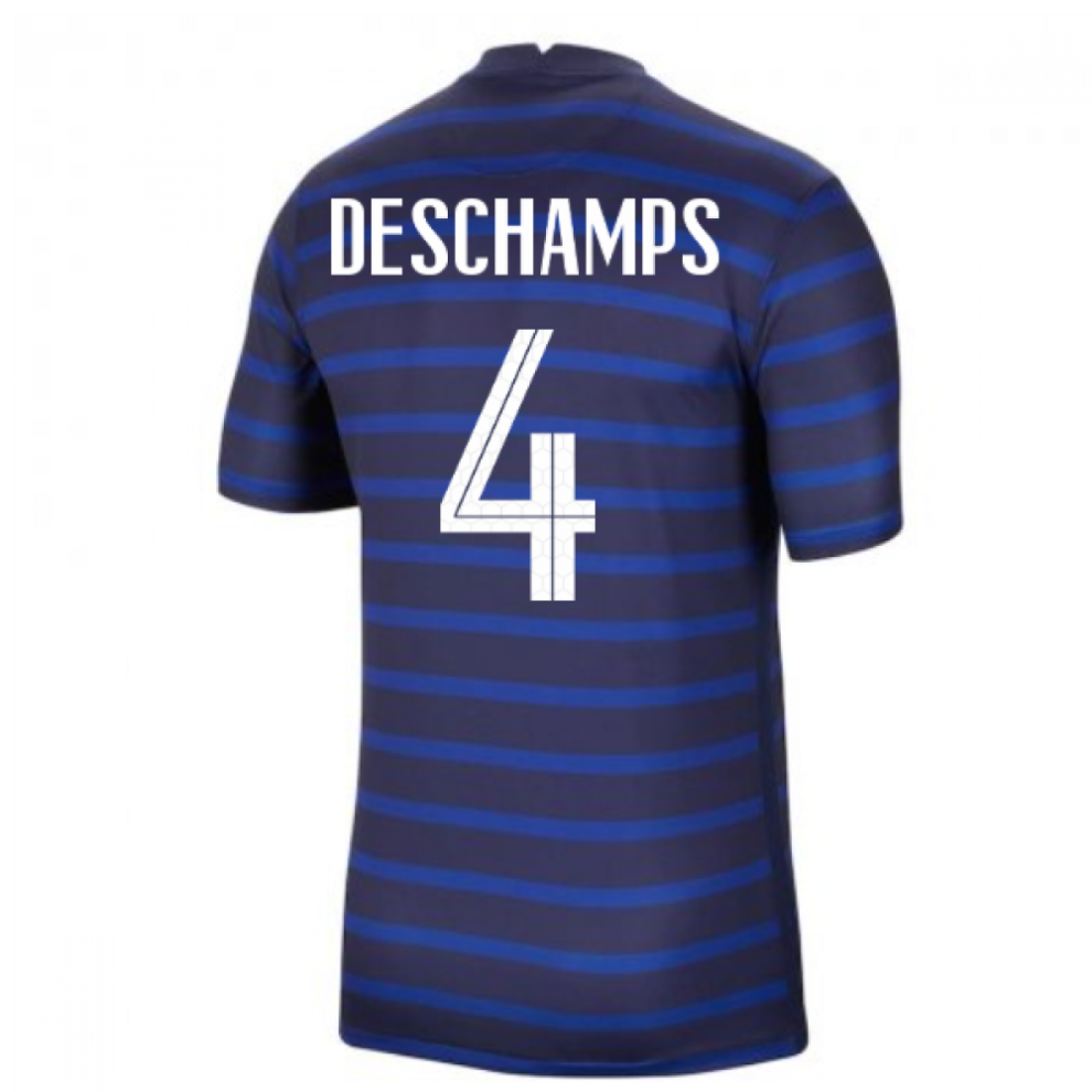 (XL) 2020-2021 France Home Nike Football Shirt (DESCHAMPS 4)