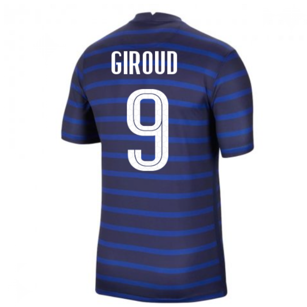 (XL) 2020-2021 France Home Nike Football Shirt (GIROUD 9)