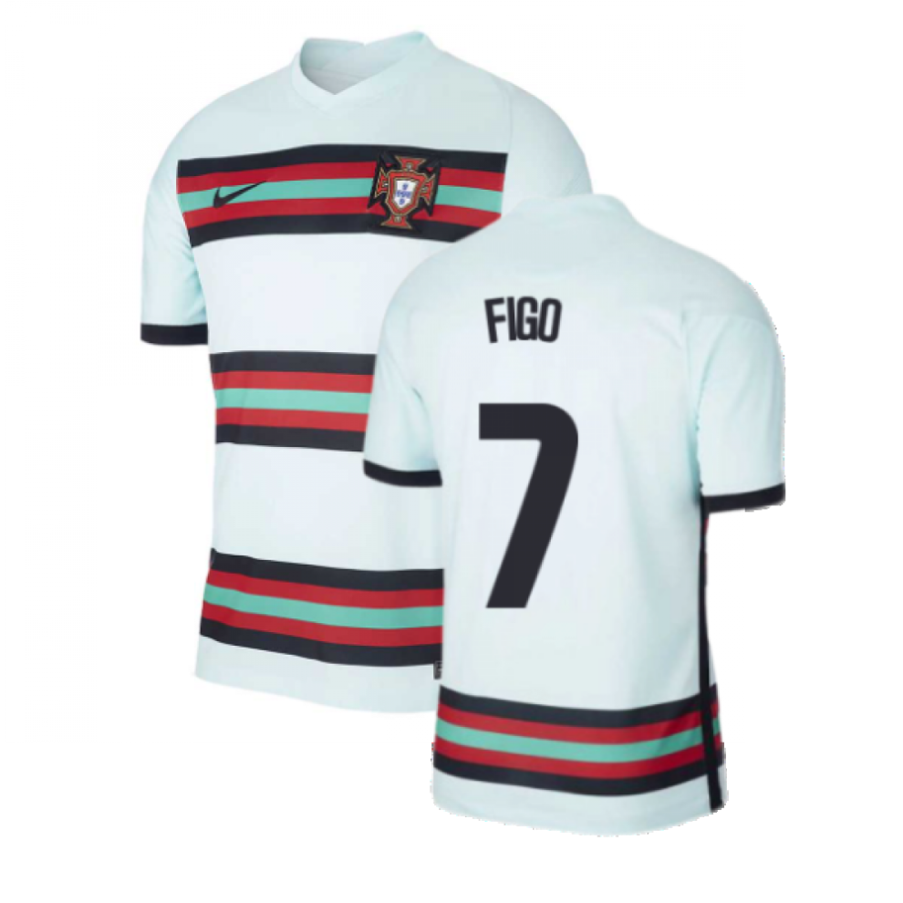 (XL) 2020-2021 Portugal Away Nike Football Shirt (FIGO 7)