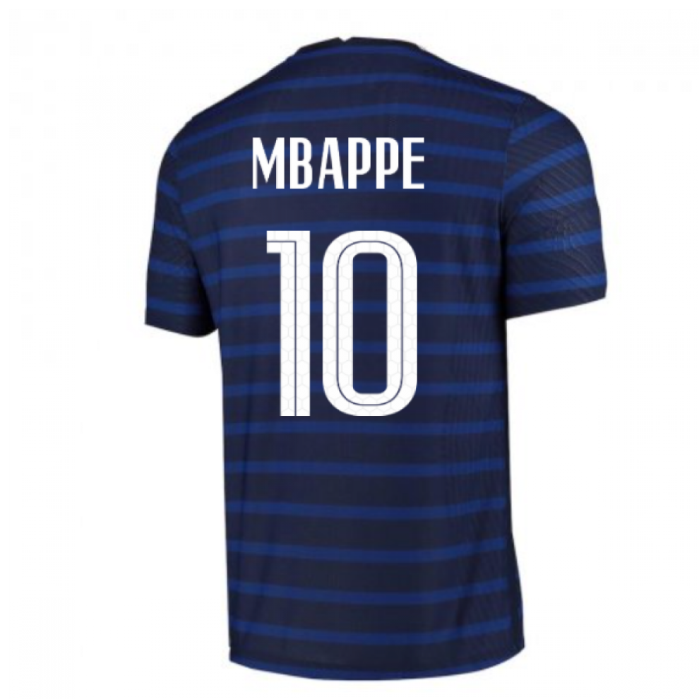 (XL) 2020-2021 France Home Nike Vapor Match Shirt (MBAPPE 10)