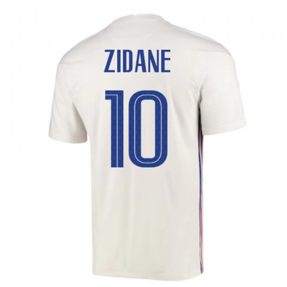 (XXL) 2020-2021 France Away Nike Football Shirt (ZIDANE 10)