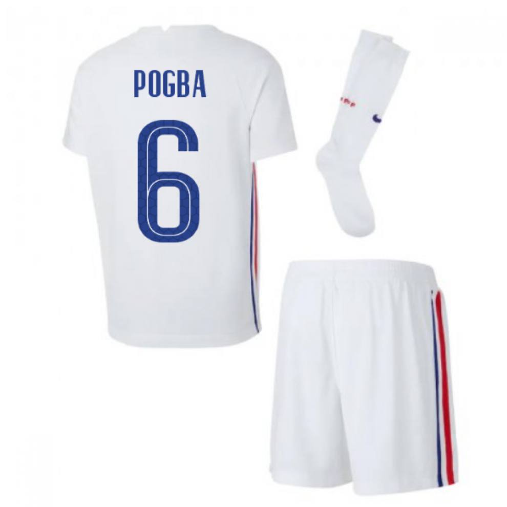 (LB) 2020-2021 France Away Nike Little Boys Mini Kit (POGBA 6)