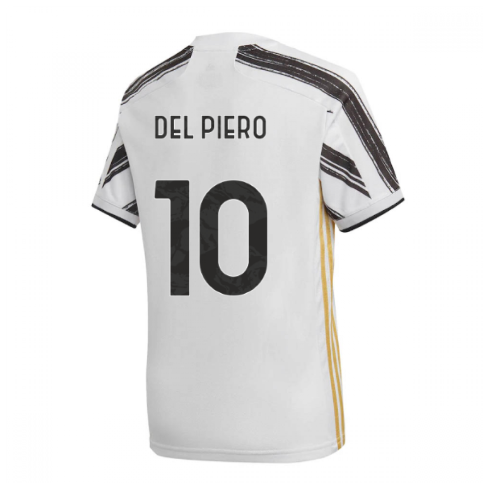 (XXL) 2020-2021 Juventus Adidas Home Football Shirt (DEL PIERO 10)