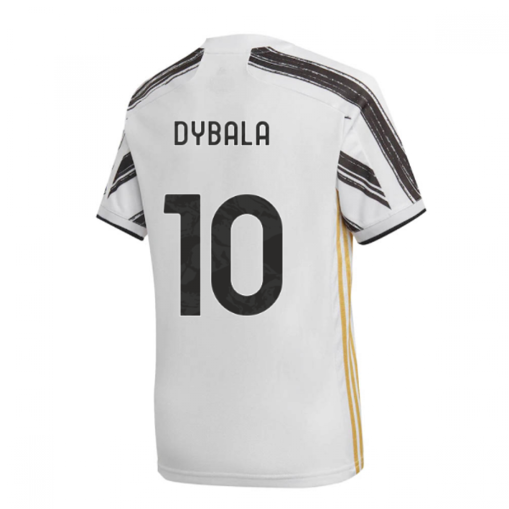 (XL) 2020-2021 Juventus Adidas Home Football Shirt (DYBALA 10)