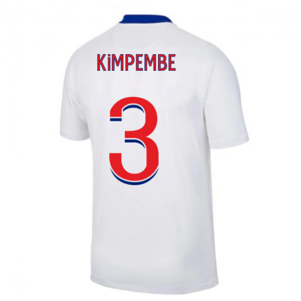 (S) 2020-2021 PSG Away Nike Football Shirt (KIMPEMBE 3)